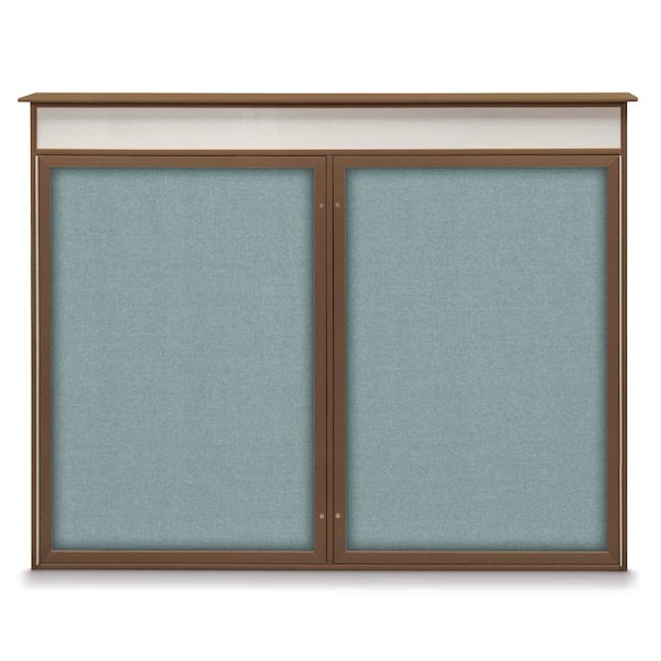 Single Door Enclosed Indoor Letterboard